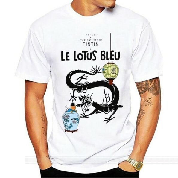 T-shirt Tintin Le Lotus Bleu