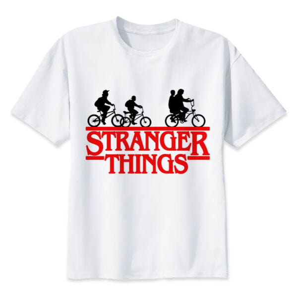 Tee shirt Stranger Things – Silhouettes à vélos
