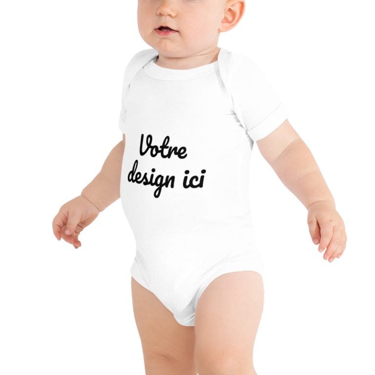 Body bébé personnalisé 100% coton
