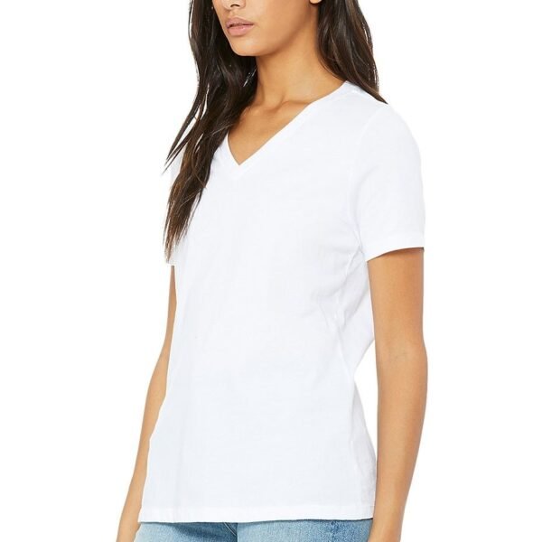 T-shirt personnalisé Col V – Femme