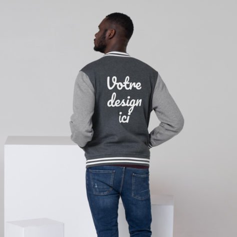 Veste Teddy personnalisée (Dos) Créer Son T Shirt Veste Teddy personnalisée (Dos) Créer Son T Shirt