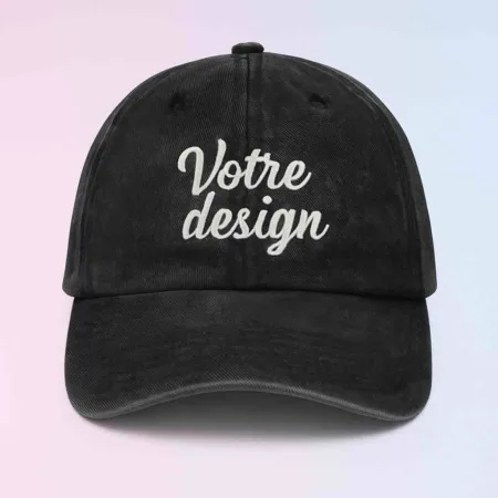 Casquette personnalisée brodée Vintage