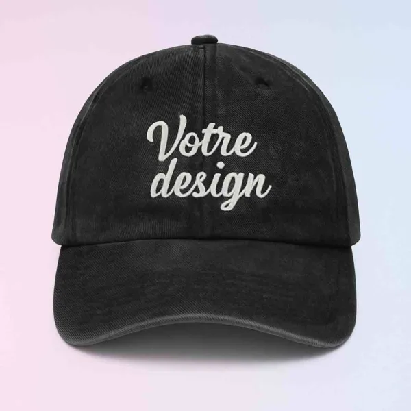 Casquette personnalisée brodée Vintage