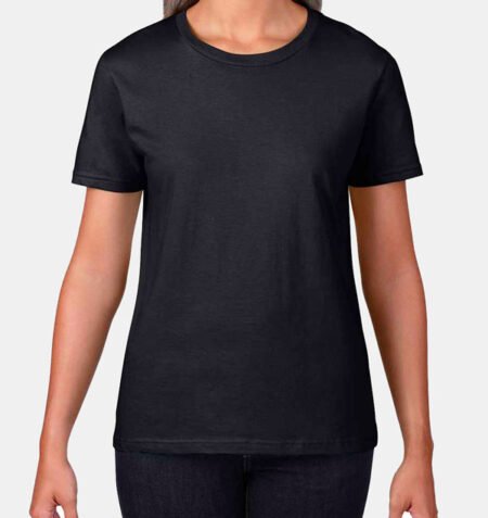 T-shirt personnalisé femme noir Eco