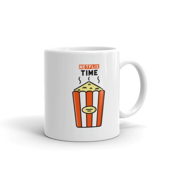 Mug Netflix Time Blanc Brillant