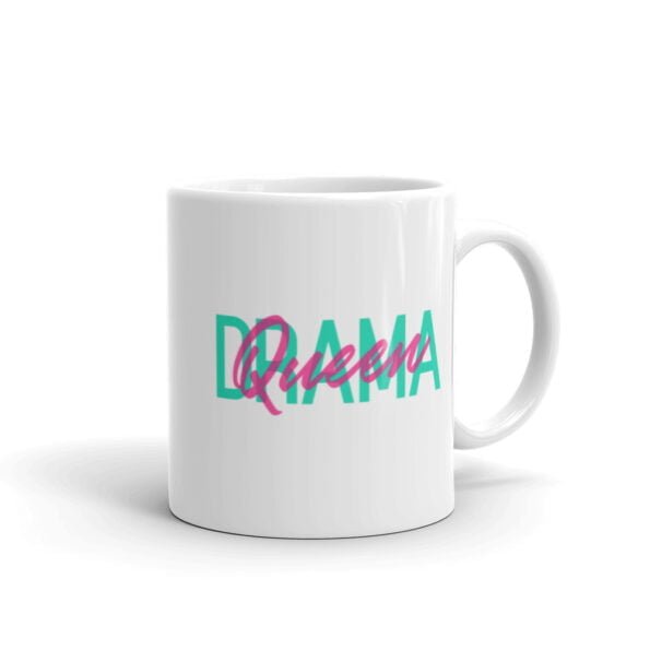 Tasse Drama Queen Blanc Brillant