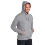 sweat a capuche personnalise gris chine