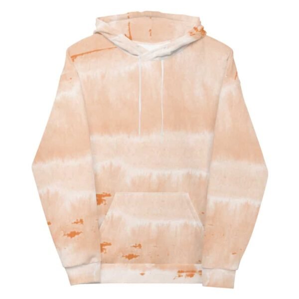 Sweat Personnalisé Pêche Tie and Dye