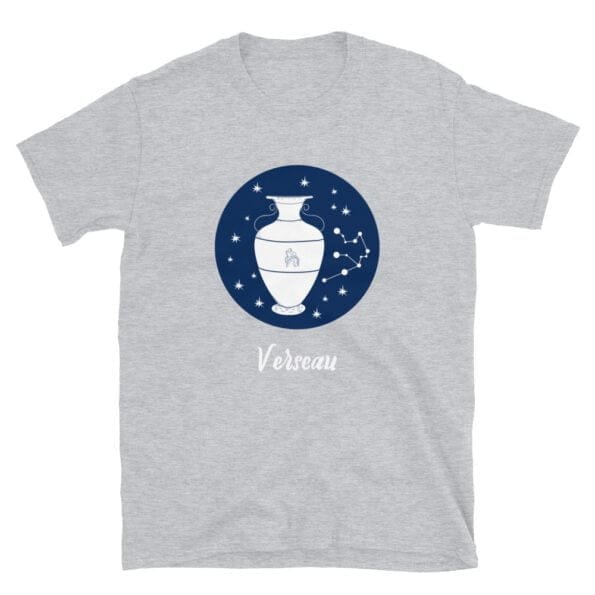 T-shirt Verseau Signe Astro – Unisexe