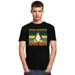 Classique-Vintage-Linux-chemise-Open-Source-esprit-ouvert-T-shirt-hommes-pingouin-programmeur-programmation-codeur-T