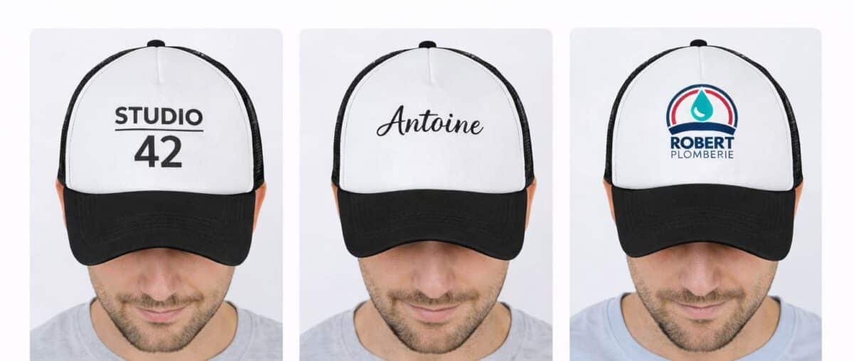 casquette personnalisee trucker exemples