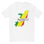 T-shirt Brazzaville Congo Carte Drapeau