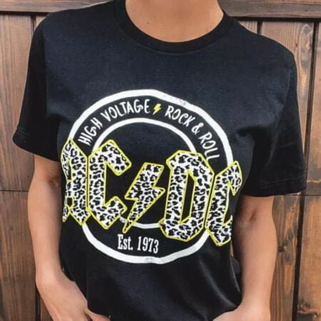 T-shirt Femme ACDC Logo Rock
