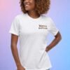 Tee shirt brodé femme personnalisé Coupe Décontractée 1 t-shirt brodé personnalisé femme