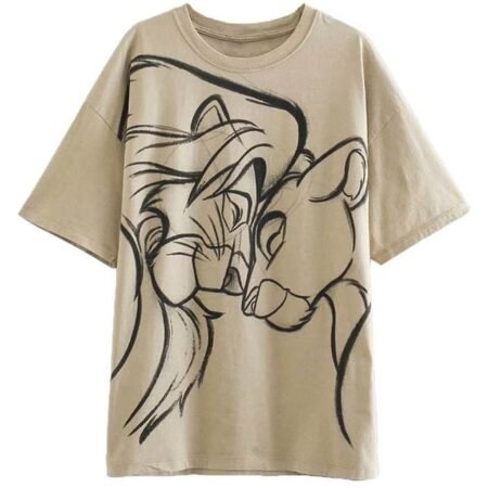 T-shirt Disney Femme Le Roi Lion Nala Simba