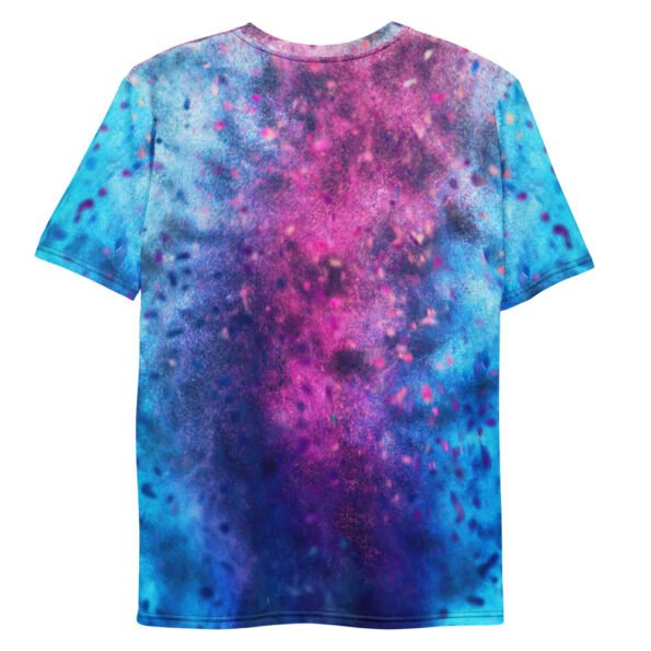 T-shirt personnalisé Full Print Colordust Purple Blue pour Homme