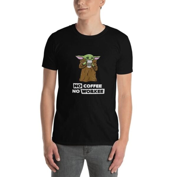 T-shirt Maître Yoda No Coffee No Workee