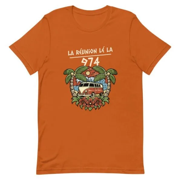 T-shirt 974 La Réunion Lé La