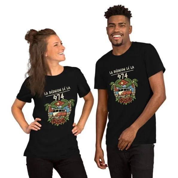 T-shirt 974 La Réunion Lé La