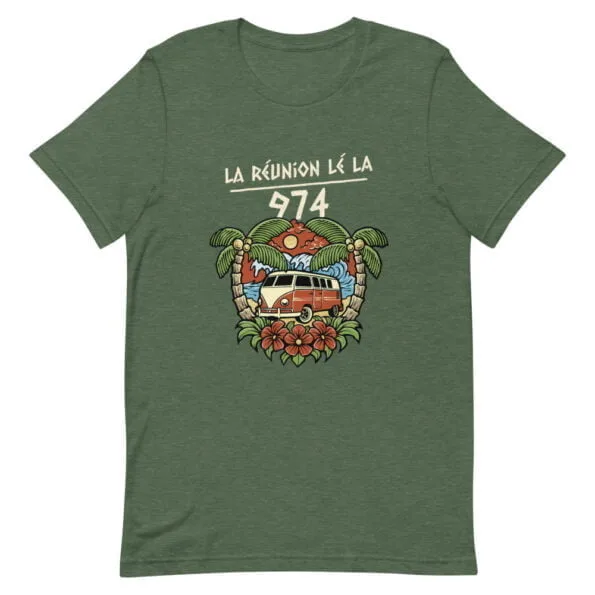 T-shirt 974 La Réunion Lé La