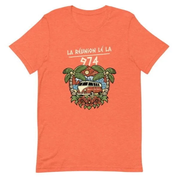 T-shirt 974 La Réunion Lé La