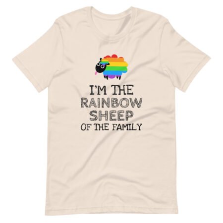 t-shirt gay queer im rainbow sheep of the family
