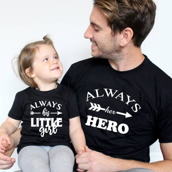 T-shirt Papa et Fille