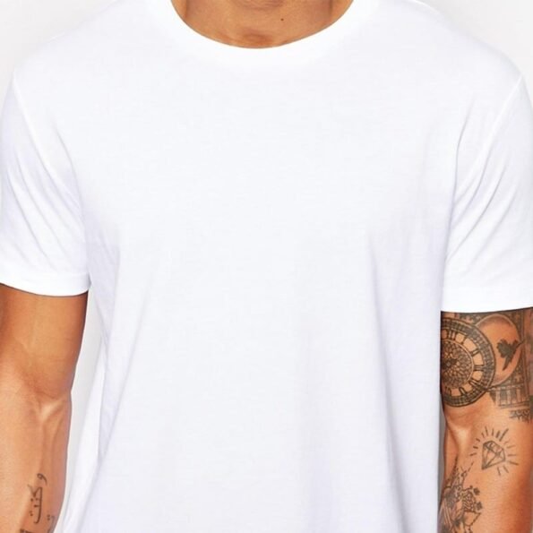 T-shirt Long pour homme en coton