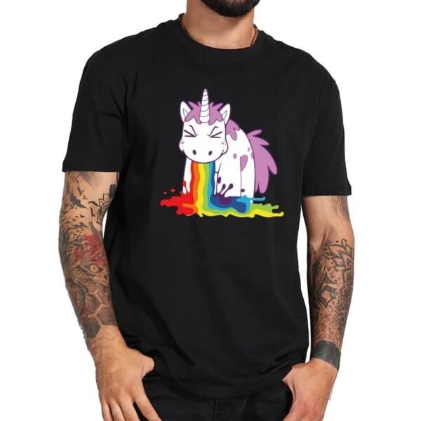 T-shirt Licorne Vomi Arc-en-ciel