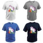 T-shirt Licorne Vomi Arc-en-ciel