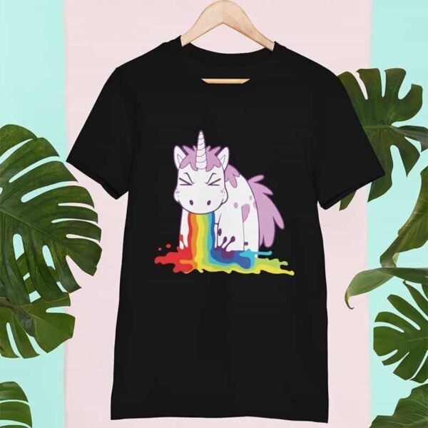 T-shirt Licorne Vomi Arc-en-ciel
