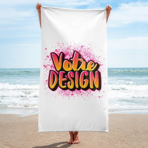 Serviette personnalisée – Drap de bain personnalisé 