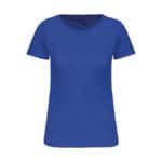 T-shirt Bio personnalisé Femme Col Rond 150 – Bleu Roi