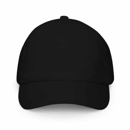 kids baseball cap black front 60f82b8644aac