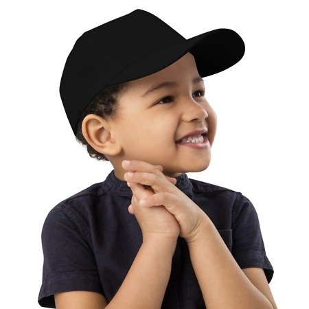 kids baseball cap black right front 60f82b8644943