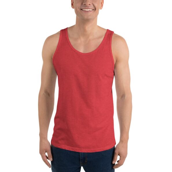 unisex premium tank top red triblend front 60f9477f44aee