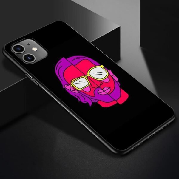 Lavaza coque souple en Silicone pour iPhone compatible mod les K105 PNL Rapper 12 Mini 11 1