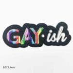 Patch brodé Gay écusson thermocollant LGBT