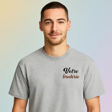 T-shirt personnalisé brodé