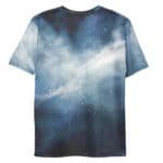 T-shirt Nébuleuse Galaxie Bleue All Over personnalisable