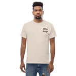 T-shirt personnalisé brodé Homme Coton – Sable