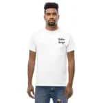 T-shirt personnalisé brodé Coton épais Blanc