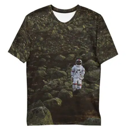 t shirt astronaute all over personnalisable