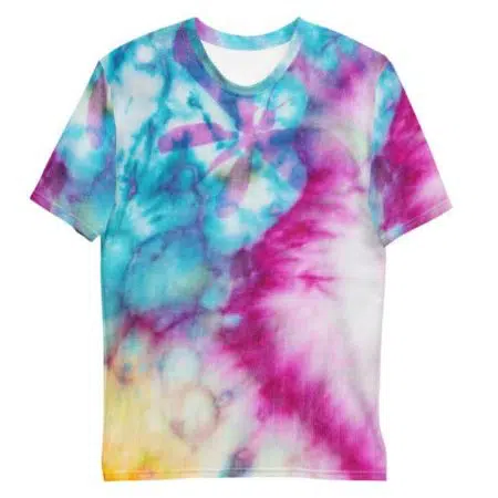 t shirt tie and dye papillon all over personnalisable