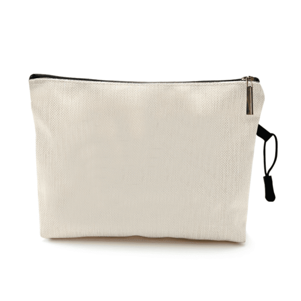 Trousse de toilette personnalisée en toile de lin