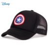Casquette de Baseball brod e pour enfants chapeau de super h ros Captain America Disney Marvel