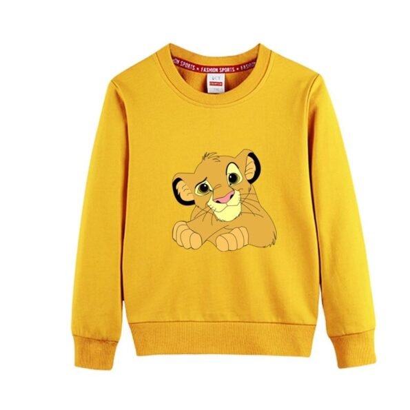 Sweat shirt manches longues Roi Lion pour enfants v tements gar ons et filles saison printemps