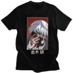 T-shirt Gildan Tokyo Ghoul – Noir, Taille S, Homme – Coton Imprimé Graphique
