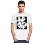T shirt manches courtes et col rond pour homme 100 coton dessin anim japonais Hunter X