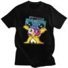 T shirt manches courtes homme humoristique Kawaii Film 80s grizmo Mogwai science Fi 100 coton